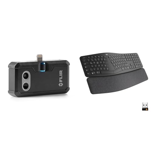 FLIR ONE Pro - iOS - Professional Grade Thermal Camera for Smartphones - with VividIR and MSX Image Enhancement Technology & Logitech Ergo K860 kabellose ergonomische Tastatur – Geteilte Tastatur FLIR ONE Pro - iOS - Professional Grade Thermal Camera for Smartphones - with VividIR and MSX Image Enhancement Technology & Logitech Ergo K860 kabellose ergonomische Tastatur – Geteilte Tastatur von FLIR