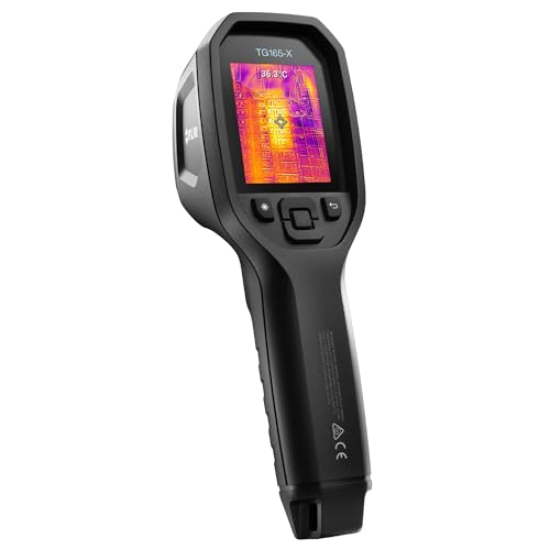 FLIR TG165-X Wärmebildkamera mit Bullseye-Laser: Kommerzielle Infrarotkamera für Gebäudeinspektion, Heizungs-, Lüftungs- und Klimatechnik und Elektrik von FLIR