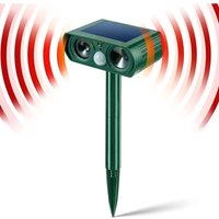 Fliti - Solarbetriebenes Ultraschall-Katzenabwehrmittel für den Garten mit LED-Licht, wasserdicht, für Katzen, Hunde, Vögel Fliti - Solarbetriebenes Ultraschall-Katzenabwehrmittel für den Garten mit LED-Licht, wasserdicht, für Katzen, Hunde, Vögel von FLITI