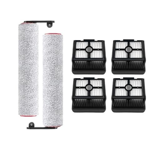 Kompatibel Mit Dreame H12 Pro / H12 Plus / H12, Ersatzteile for Weiche Bürsten, Rollenfilter for Nass- Und Trockensauger, Zubehör for Haushalts-Rollbürsten(4) von FLJVEZPJ
