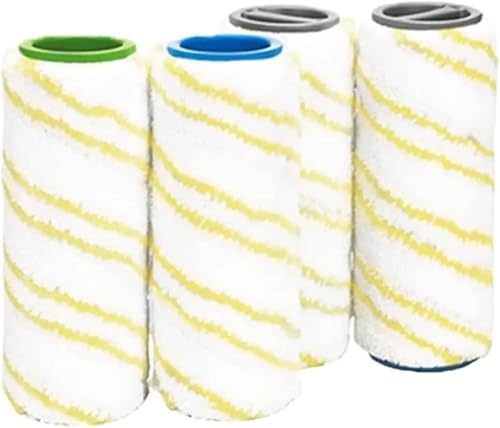 Kompatibel Mit Karcher FC5, FC7, FC3, FC3D, Zubehör for Elektrische Bodenbürstenreiniger, Ersatzteil for Roboterstaubsauger, Rollenbürste(4pcs) von FLJVEZPJ