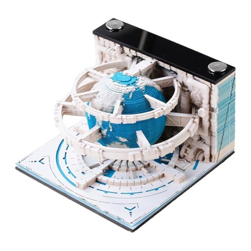 3D Memo Pad Paper Carving Notes Calendar Memo Pad with LED Light Tear-Away Gift Cards Kids Birthday Note Paper Pad Memo von FLKWOP