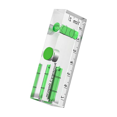 Acryl-Wasserwaagenlineal, hochpräzise, starke magnetische Wasserwaage für präzises Messwerkzeug, lineare Messung von FLKWOP