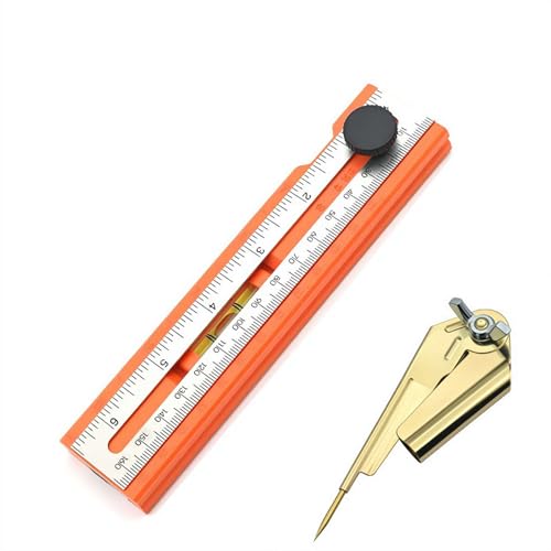 Einstellbares Positionierungsmarkierungs-Winkelmesser-Werkzeug, Multi-Winkel-Bohr- und Messlineal mit drehbarem Knauf, 15°-90° Holzbearbeitungs-Layout & Markierungsführung, Bohrpositionierungslineal Einstellbares Positionierungsmarkierungs-Winkelmesser-Werkzeug, Multi-Winkel-Bohr- und Messlineal mit drehbarem Knauf, 15°-90° Holzbearbeitungs-Layout & Markierungsführung, Bohrpositionierungslineal von FLKWOP