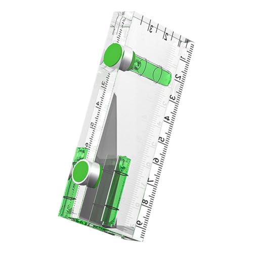 Mini Hochpräzises Libellenlineal mit Blase, magnetisch, Wasserwaage, Werkzeuge, Messung, Verdickung für lineare von FLKWOP