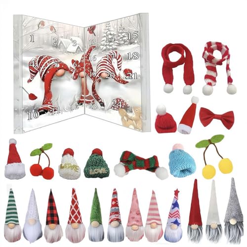 Wichtel Adventskalender 2025, 24 Tage Weihnachtswichtel Countdown Kalender 2025, Sammlerstück Weihnachtsfiguren Wichtel Dekorationen, Ideales Geschenk Wichtel Adventskalender 2025, 24 Tage Weihnachtswichtel Countdown Kalender 2025, Sammlerstück Weihnachtsfiguren Wichtel Dekorationen, Ideales Geschenk von FLKWOP