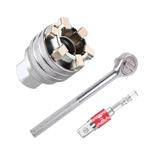 FLLUOUZH Universal Universal Socket Wrench Tool, 10-19mm, für 3/8" Antriebsdrehmomentwrench und Elektrobohrmaschine von FLLUOUZH
