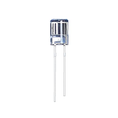 FLOAPA Radialkondensator 20 Stück, 4,8 mm, halbzylindrische Fotodiode PD438C, Fotosensor, lichtempfindliche Empfangsdiode Radialkondensator von FLOAPA