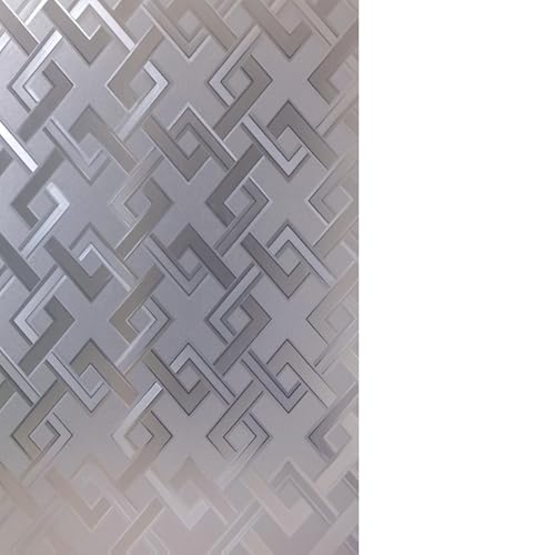 Fensterfolie 60x200 cm - Selbstklebend & statisch haftend - Sichtschutzfolie für Fenster - Sonnenschutz & Dekorativ Fensterfolie - Einfache Anbringung - Wasserdicht und Wiederverwendbar von FLOKOO