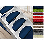 Floordirekt Step Stufenmatte Dynasty Velours Polypropylen, Filz Blau 650 x 235 mm von FLOORDIREKT STEP