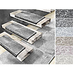 Floordirekt Step Stufenmatte Sundae Polypropylen Silber 235 x 650 mm Rechteckig von FLOORDIREKT STEP