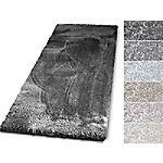 Velours-Teppich Floordirekt STEP Sundae Anthrazit Polypropylen 670 x 1000 mm von FLOORDIREKT STEP