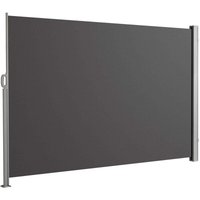 Alu-Seitenmarkise Anthrazit 140 x 300 cm von FLOORDIREKT