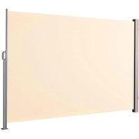 Alu-Seitenmarkise Beige 140 x 300 cm von FLOORDIREKT