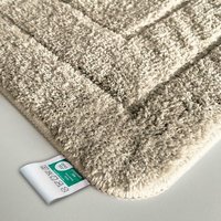 Badematte Atlantis Reckteckig Rutschhemmende Rückseite Beige 60 x 100 cm Badematte Atlantis Reckteckig Rutschhemmende Rückseite Beige 60 x 100 cm von FLOORDIREKT