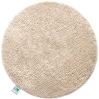 Badematte Sky Badteppich in Rund Beige 120 cm Durchmesser Badematte Sky Badteppich in Rund Beige 120 cm Durchmesser von FLOORDIREKT
