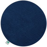 Badematte Sky Badteppich in Rund Dunkelblau 95 cm Durchmesser Badematte Sky Badteppich in Rund Dunkelblau 95 cm Durchmesser von FLOORDIREKT