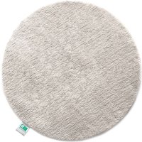 Badematte Sky Badteppich in Rund Ivory 120 cm Durchmesser von FLOORDIREKT