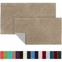 Badematte Sky Soft Sand Beige 60 x 100 cm von FLOORDIREKT