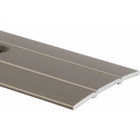 Bergangsprofil Übergang zwischen Bodenbelägen Vorgebohrt Edelstahl matt 38 mm von FLOORDIREKT