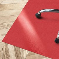 Floordirekt - Bodenschutzmatte mit abgeschrägter Kante Kleopatra Rot 75 x 100 cm Floordirekt - Bodenschutzmatte mit abgeschrägter Kante Kleopatra Rot 75 x 100 cm von FLOORDIREKT