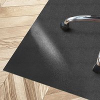 Bodenschutzmatte mit abgeschrägter Kante Kleopatra Schwarz 90 x 120 cm Bodenschutzmatte mit abgeschrägter Kante Kleopatra Schwarz 90 x 120 cm von FLOORDIREKT