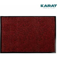 Design-Sauberlaufmatte Brasil Rot 60 x 90 cm von KARATHOMELIVING