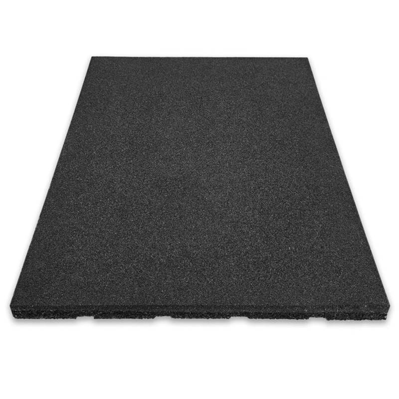 Floordirekt Fallschutzmatte Elastikmatte Fallschutzplatte mit Drainage 50 x 50 x 2,5 cm Schwarz Floordirekt Fallschutzmatte Elastikmatte Fallschutzplatte mit Drainage 50 x 50 x 2,5 cm Schwarz von FLOORDIREKT