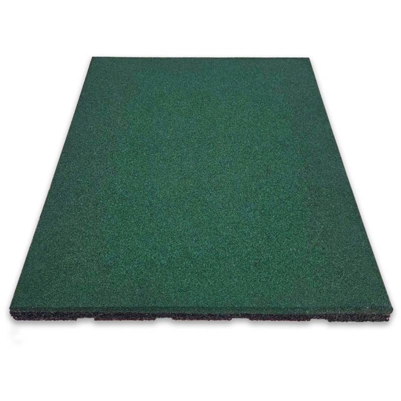 Floordirekt Fallschutzmatte Elastikmatte Fallschutzplatte mit Drainage 50 x 50 x 3,5 cm Grün Floordirekt Fallschutzmatte Elastikmatte Fallschutzplatte mit Drainage 50 x 50 x 3,5 cm Grün von FLOORDIREKT