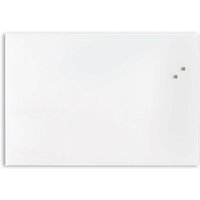Floordirekt - Glas-Whiteboard Arte Sicherheitsglas 60 x 90 cm - Weiß von FLOORDIREKT
