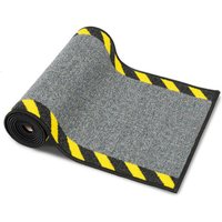 Kabelmatte mit Warnumrandung Schwarz-Gelb 40 x 50 cm von FLOORDIREKT