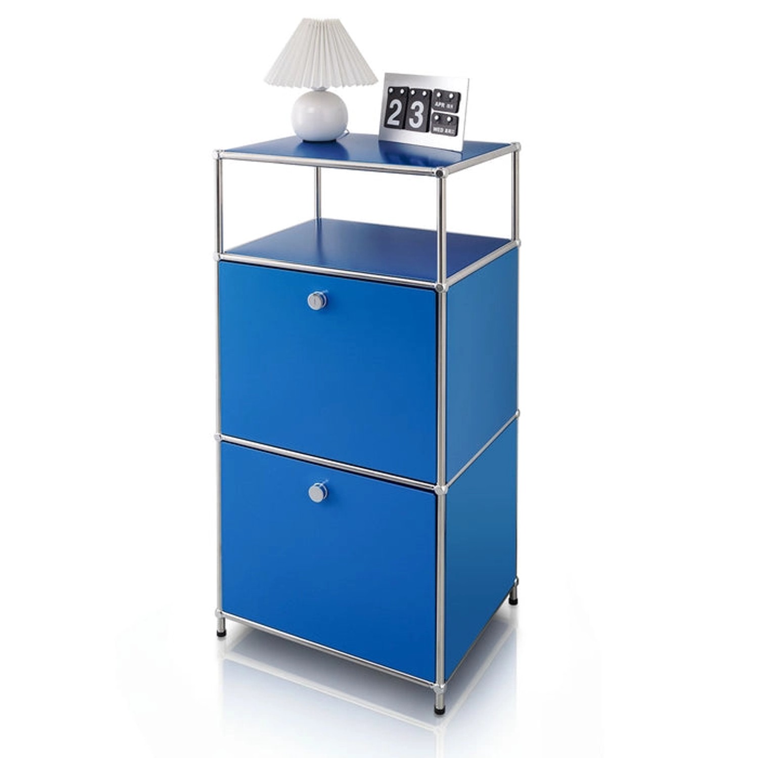Floordirekt Metallregal Concept Epure MK-120 Verchromt 50 x 40 x 100 cm Blau Floordirekt Metallregal Concept Epure MK-120 Verchromt 50 x 40 x 100 cm Blau von FLOORDIREKT