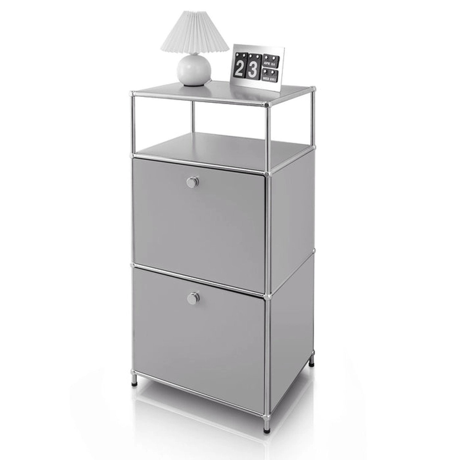 Floordirekt Metallregal Concept Epure MK-120 Verchromt 50 x 40 x 100 cm Grau Floordirekt Metallregal Concept Epure MK-120 Verchromt 50 x 40 x 100 cm Grau von FLOORDIREKT