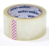 Floordirekt - Packband Klebeband Leise abrollend Transparent 12 Stück - transparent von FLOORDIREKT