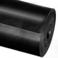 Floordirekt - SBR-Gummimatte Rollenware 10 mm dick 120x350 cm - Schwarz von FLOORDIREKT