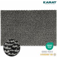 Schmutzfangmatte Melange Schwarz-Weiß 120 x 100 cm Schmutzfangmatte Melange Schwarz-Weiß 120 x 100 cm von KARATHOMELIVING