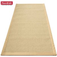 Floordirekt - Sisal-Teppich Mumbai Naturfaser-Teppich mit Baumwollbordüre 80 x 150 cm Floordirekt - Sisal-Teppich Mumbai Naturfaser-Teppich mit Baumwollbordüre 80 x 150 cm von FLOORDIREKT