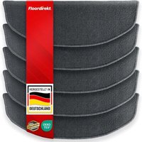 Stufenmatte London Pro Halbrund Anthrazit 1 Stufenmatte von FLOORDIREKT