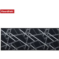 Floordirekt - Teppich-Läufer nach Maß Printed Anthrazit mit Streifen 67 x 350 cm Floordirekt - Teppich-Läufer nach Maß Printed Anthrazit mit Streifen 67 x 350 cm von FLOORDIREKT