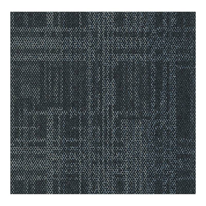 Floordirekt Teppichfliesen Luzern 50 x 50 cm Schalldämmend Selbstliegend Blau von FLOORDIREKT