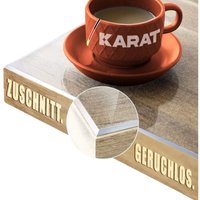 Floordirekt - Tischfolie transparent mattiert mit abgeschrägter Kante Imperial 65 x 100 cm Floordirekt - Tischfolie transparent mattiert mit abgeschrägter Kante Imperial 65 x 100 cm von FLOORDIREKT