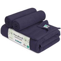 Handtuch Bay Sanft, saugstark und vielseitig nutzbar Blau 70 x 140 cm von FLOORDIREKT