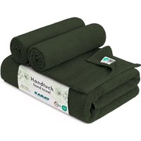 Handtuch Bay Sanft, saugstark und vielseitig nutzbar Grün 30 x 30 cm von FLOORDIREKT