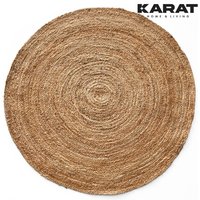 Jute-Teppich Surat Rund Handgewebt Aus Naturfasern 90 x 90 cm Jute-Teppich Surat Rund Handgewebt Aus Naturfasern 90 x 90 cm von FLOORDIREKT