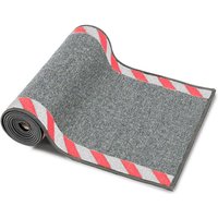 Kabelmatte mit Warnumrandung Rot-Weiß 40 x 200 cm von FLOORDIREKT