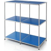Metallregal Concept Epure MK-027 Offenes 3-stöckiges Sideboard & Ablageregal Blau Metallregal Concept Epure MK-027 Offenes 3-stöckiges Sideboard & Ablageregal Blau von FLOORDIREKT