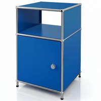 Metallregal Concept Epure MK-040 3-stöckiges Aufbewahrungsregal mit Tür & & Ablageflächen Blau Metallregal Concept Epure MK-040 3-stöckiges Aufbewahrungsregal mit Tür & & Ablageflächen Blau von FLOORDIREKT