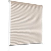 Casa Pura - Mini Fashion Rollo Deluxe Stripe Beige 110 x 150 cm von CASA PURA