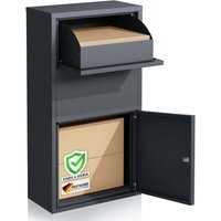 Paketbox Clement Praktische Paketkasten mit Klappensystem & Schloss von FLOORDIREKT