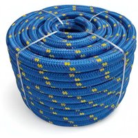 Polypropylen Seil K2 Blau-Gelb Durchmesser: 20 mm Länge: 30 m von FLOORDIREKT